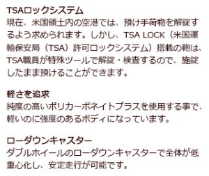 TSAロック付き バーマスプレステージ2(大)